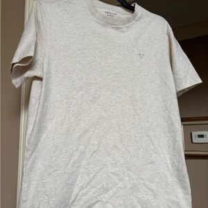 American Eagle Outfitters Men's Light Beige Tee